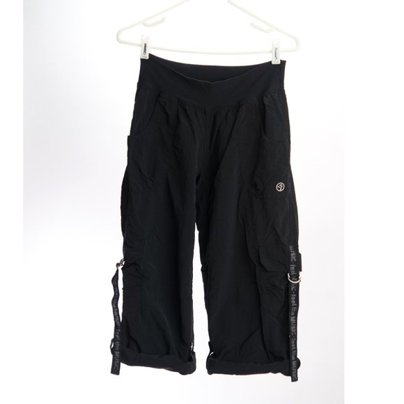 Zumba Throwback - Pull On Nylon Convertible Cargo Pants and Tank Top Set - Picture 10 of 16